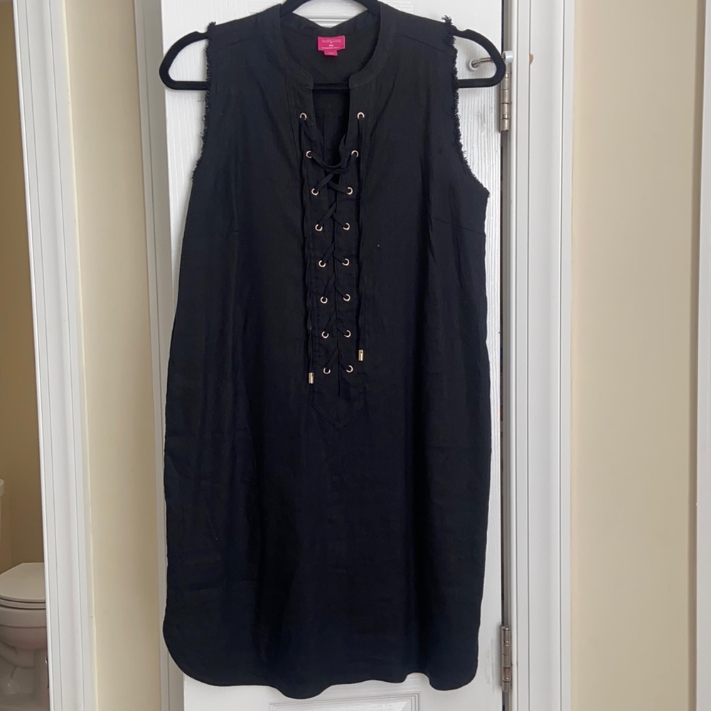 Trina Turk black sun dress